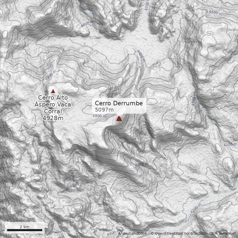 Mapa Cerro Derrumbe