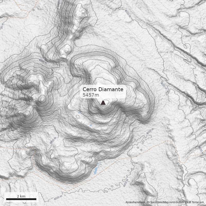 Mapa Cerro Diamante