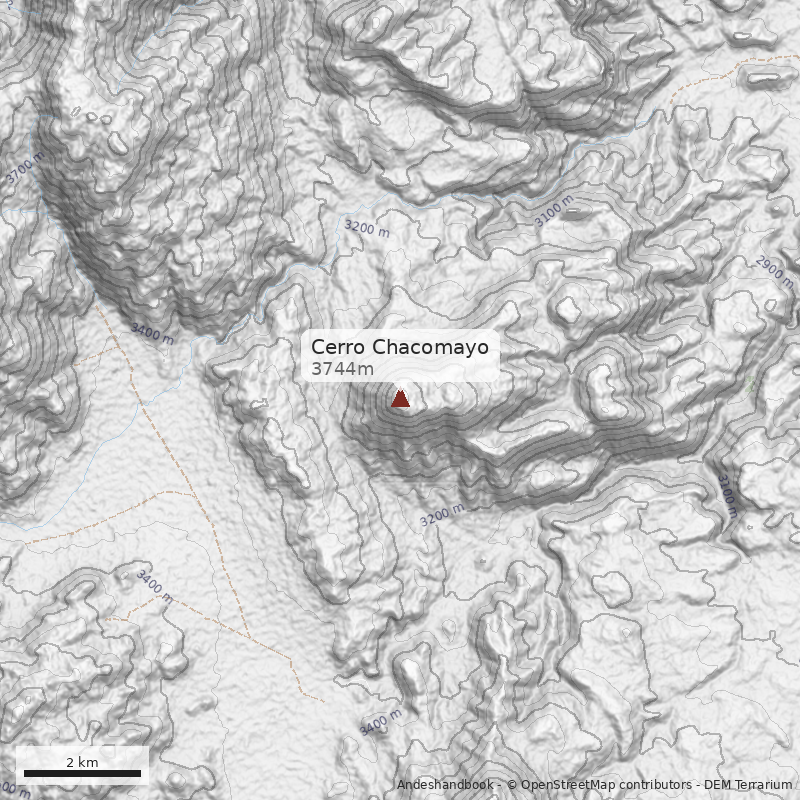 Mapa Cerro Chacomayo