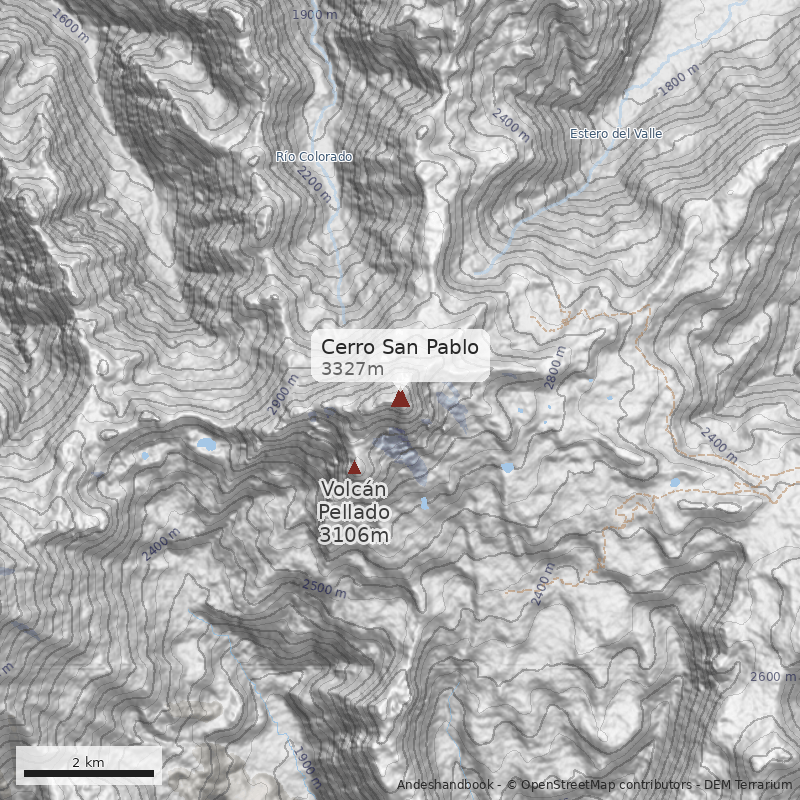 Mapa Cerro San Pablo