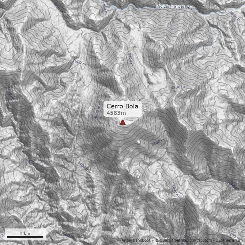 Mapa Cerro Bola
