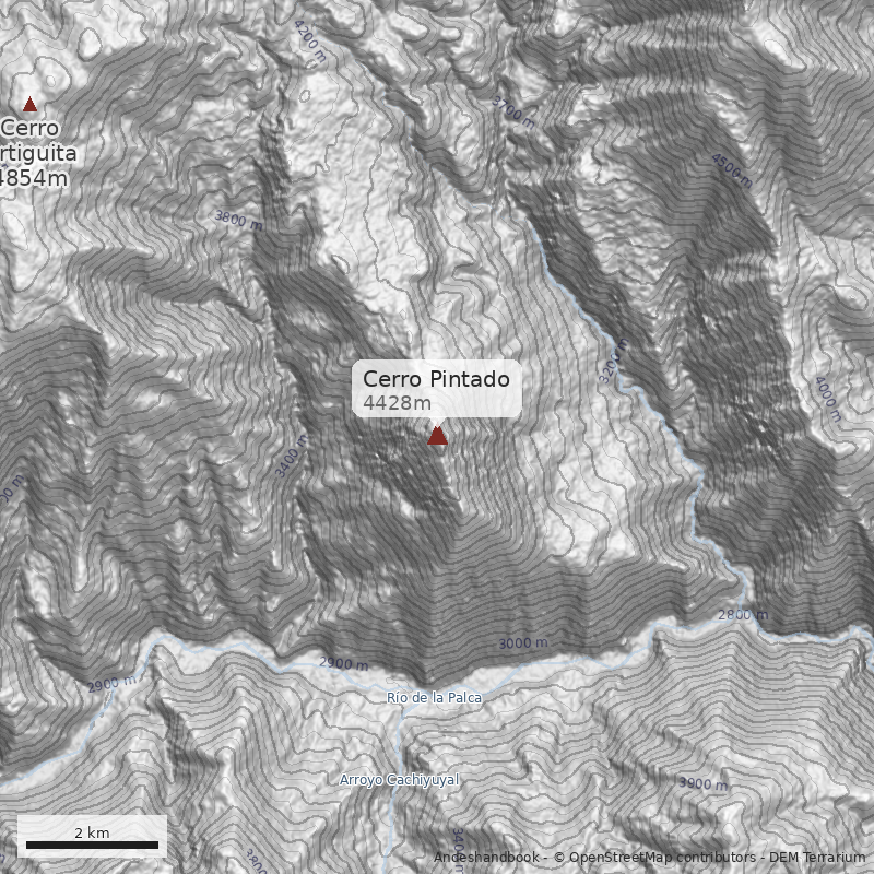 Mapa Cerro Pintado