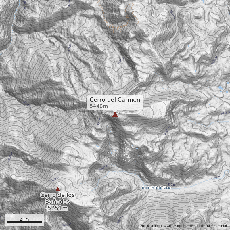 Mapa Cerro del Carmen