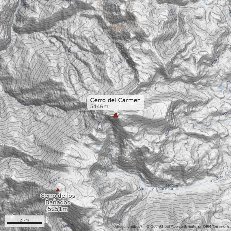 Mapa Cerro del Carmen