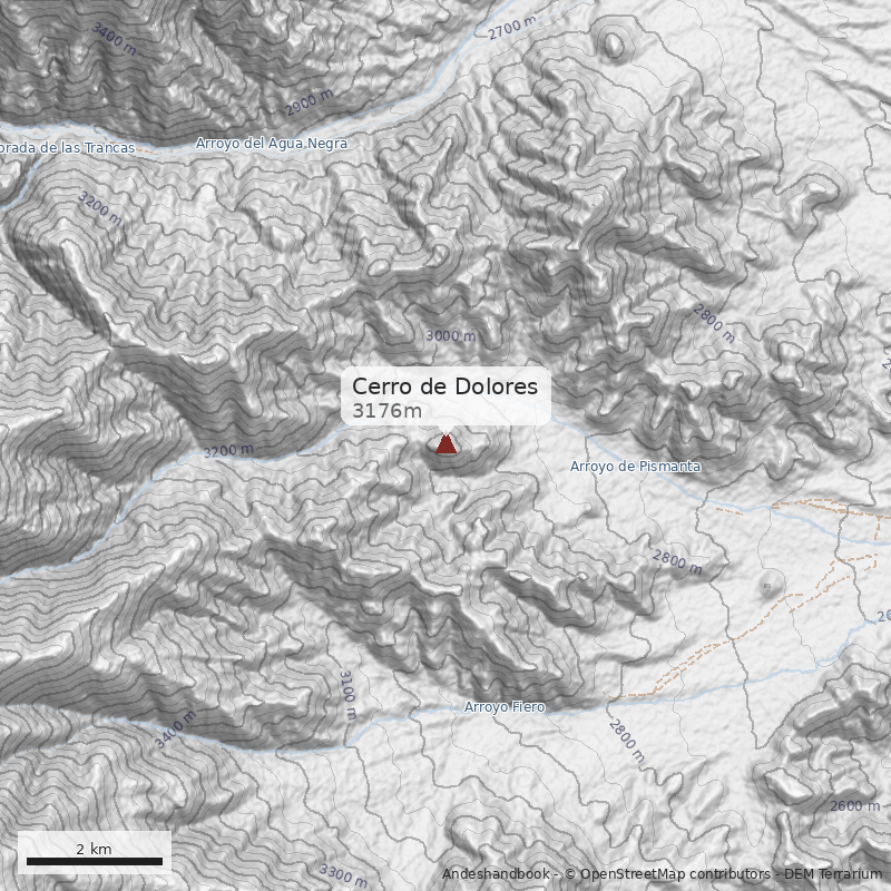 Mapa Cerro de Dolores