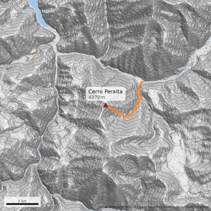 Mapa Cerro Peralta
