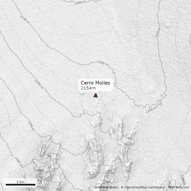 Mapa Cerro Molles