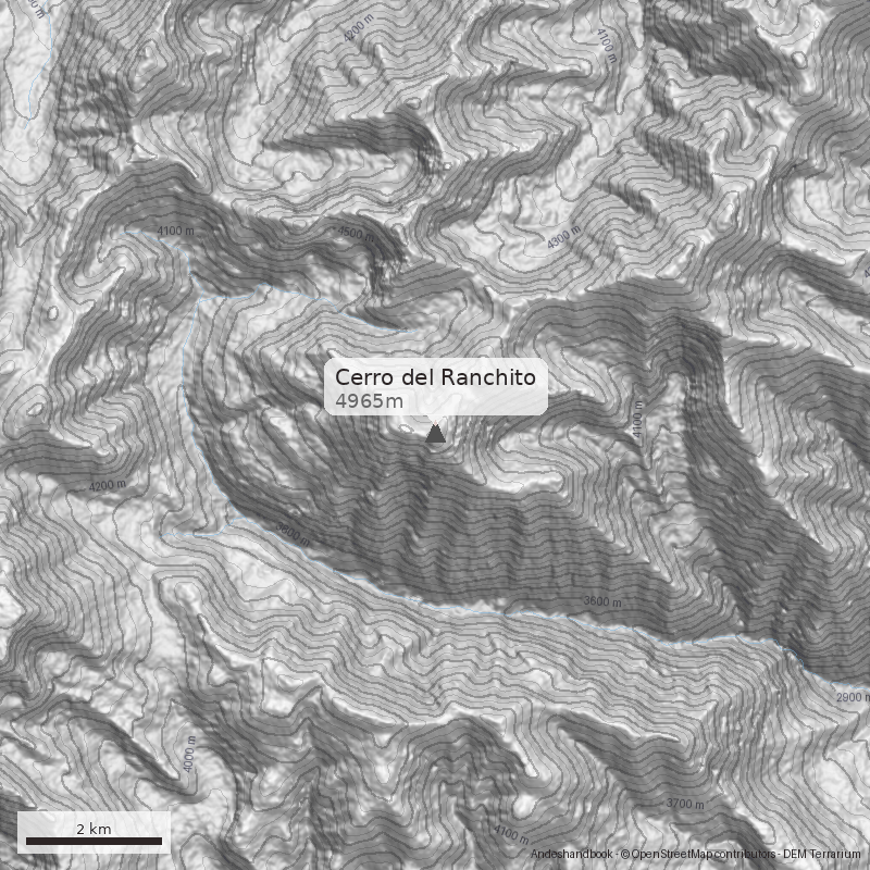Mapa Cerro del Ranchito