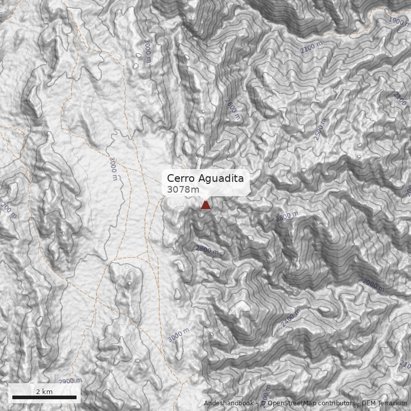 Mapa Cerro Aguadita