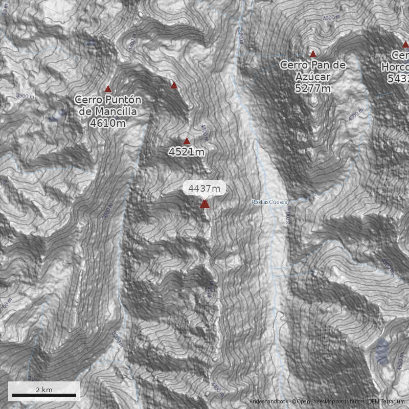 Mapa Cerro Riscado