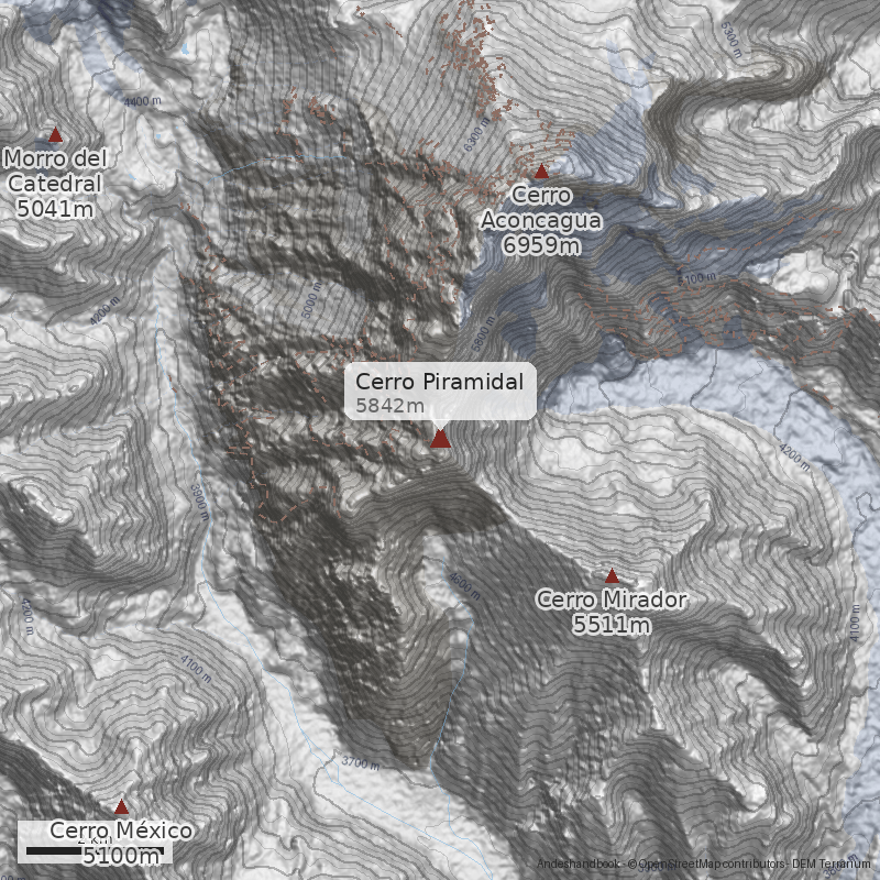 Mapa Cerro Piramidal