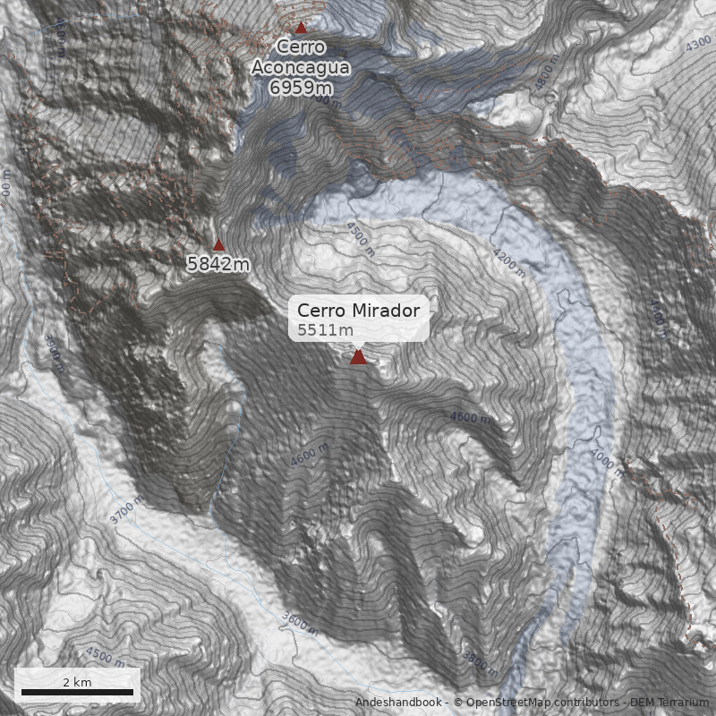 Mapa Cerro Mirador