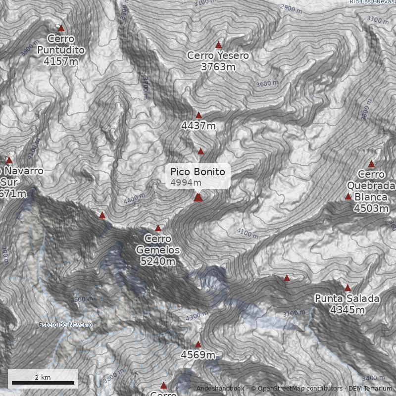 Mapa Pico Bonito