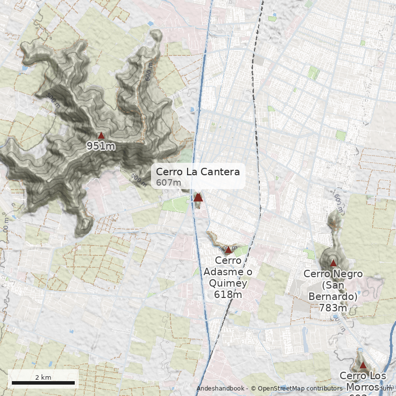 Mapa Cerro La Cantera