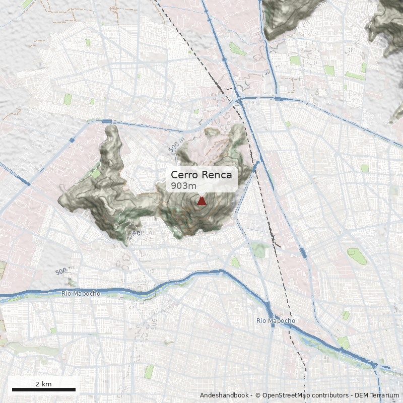 Mapa Cerro Renca