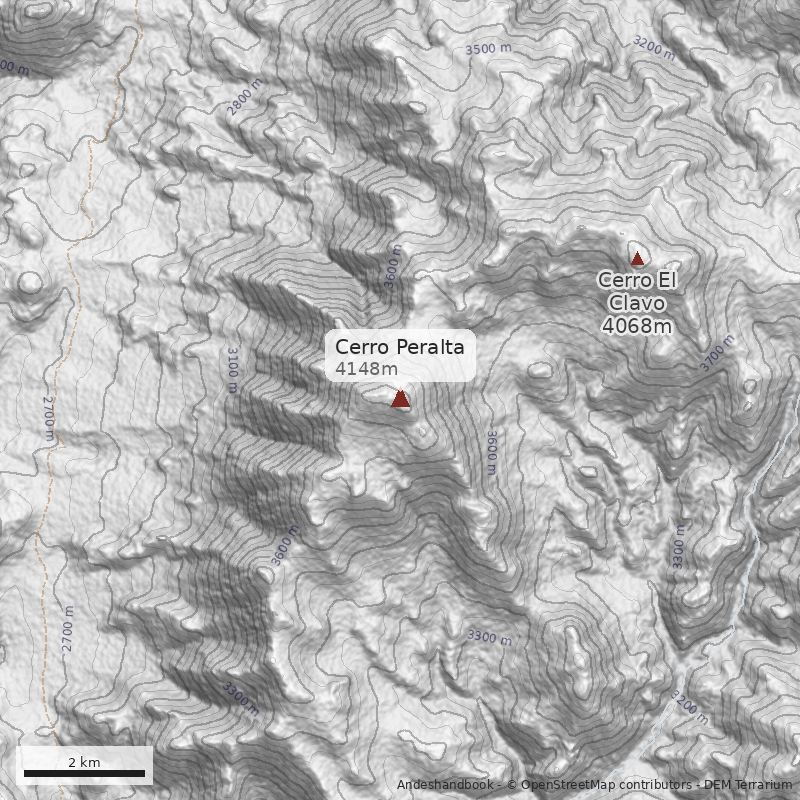 Mapa Cerro Peralta