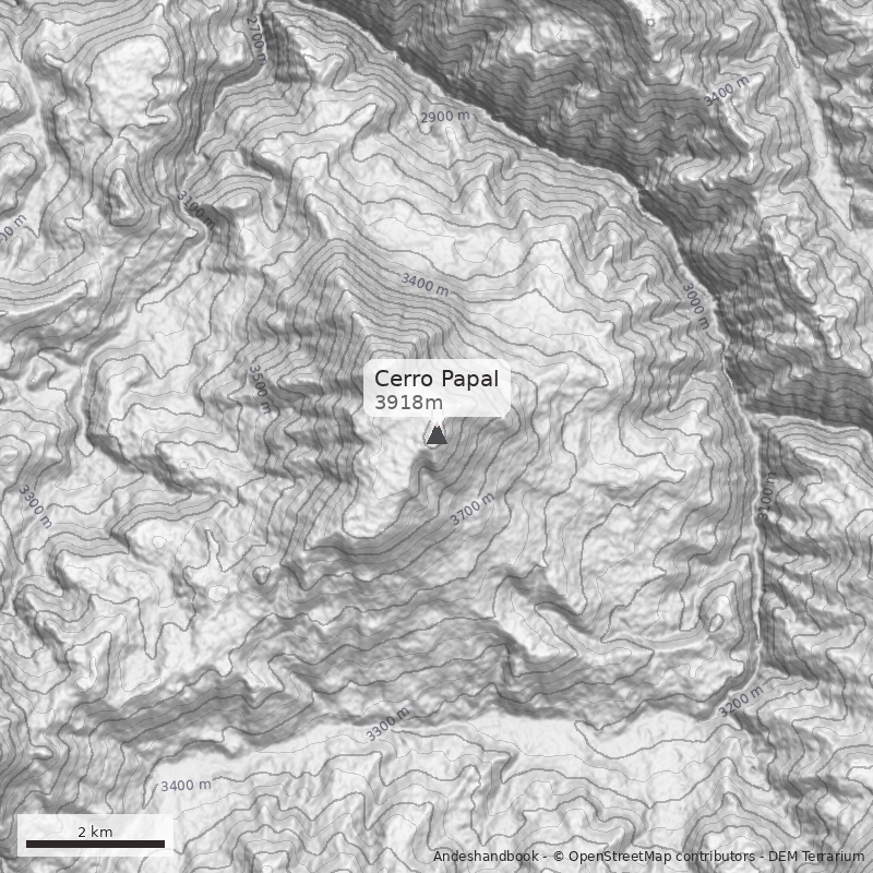 Mapa Cerro Papal
