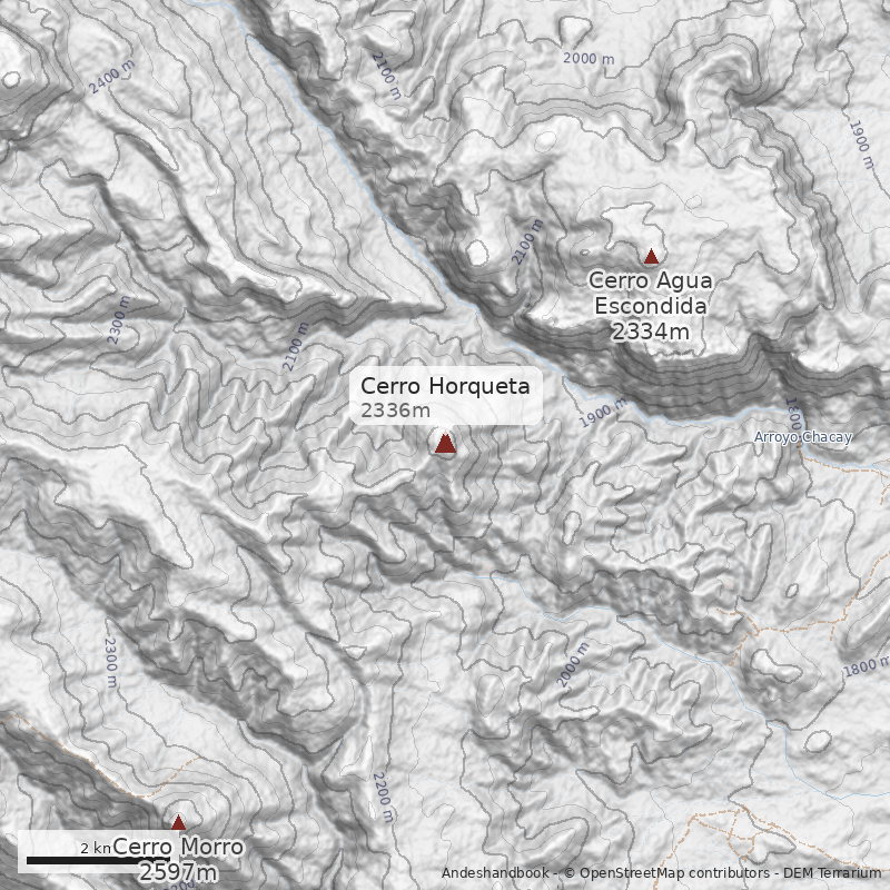 Mapa Cerro Horqueta