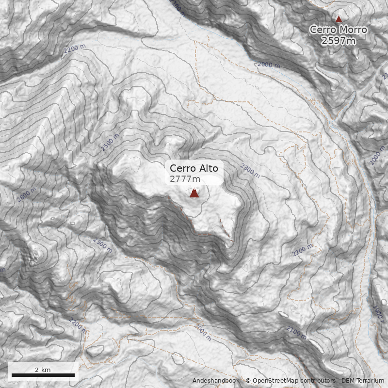 Mapa Cerro Alto
