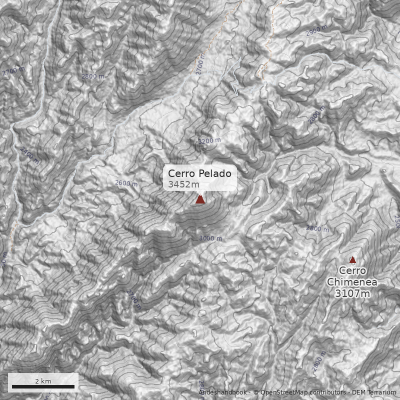 Mapa Cerro Pelado