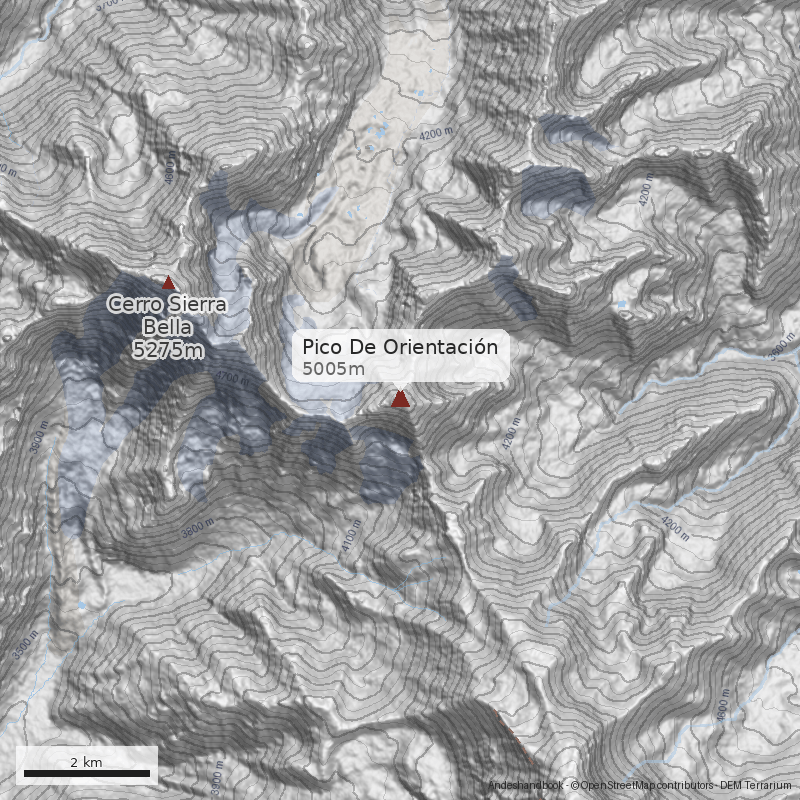 Mapa Pico De Orientación
