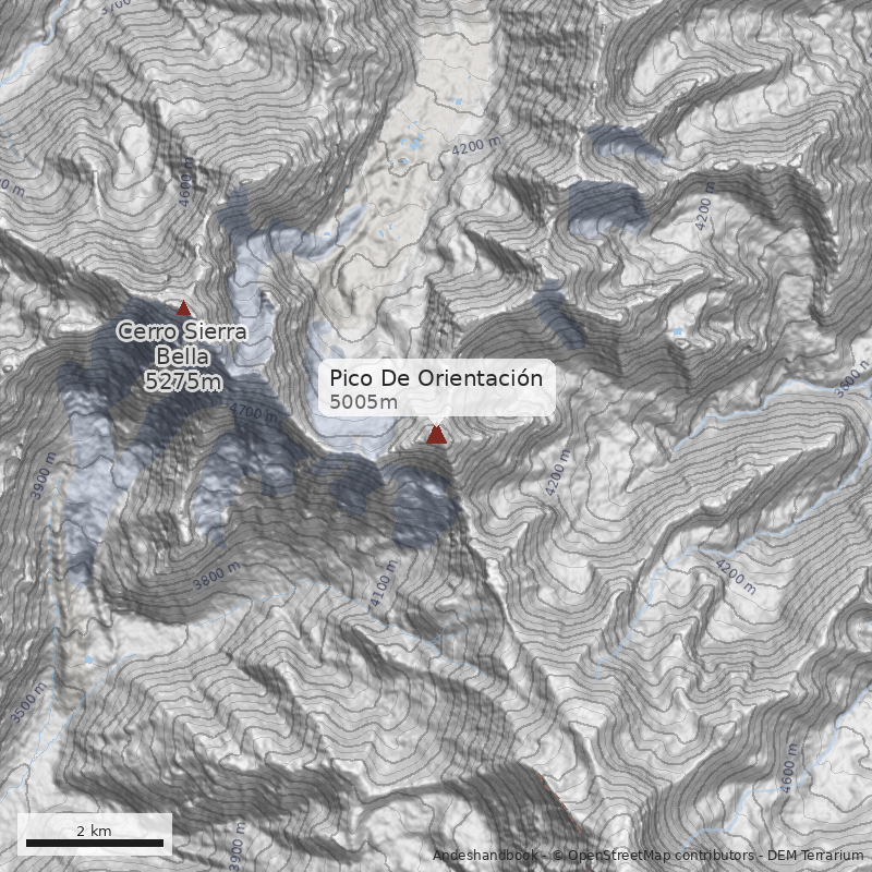 Mapa Pico De Orientación