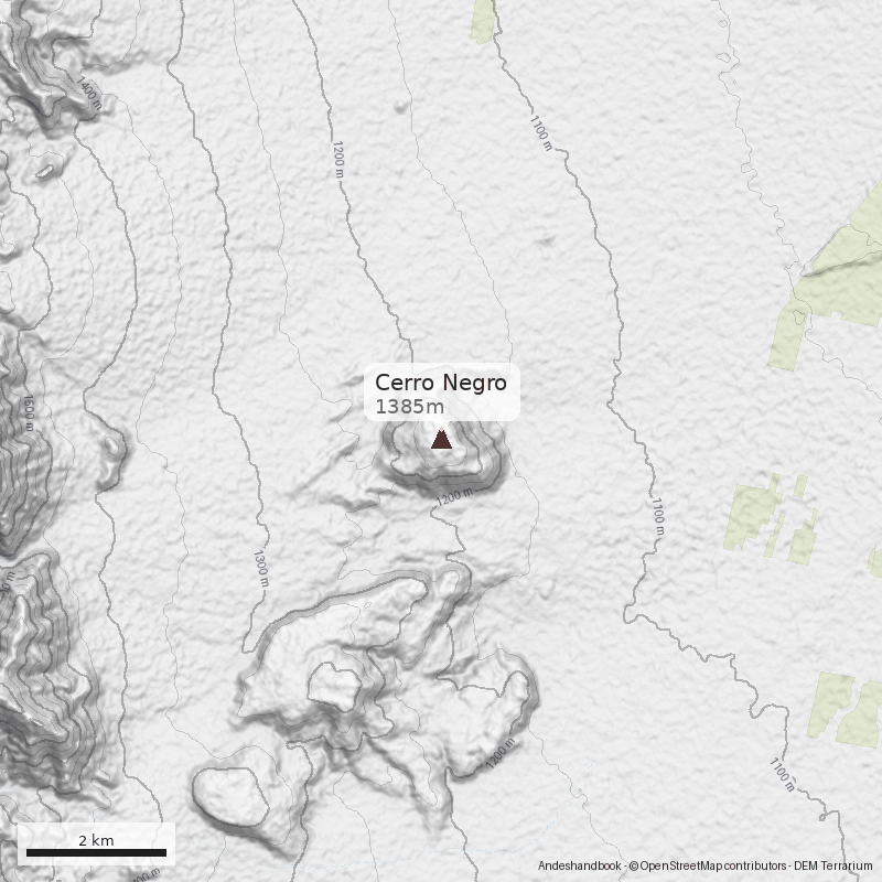 Mapa Cerro Negro