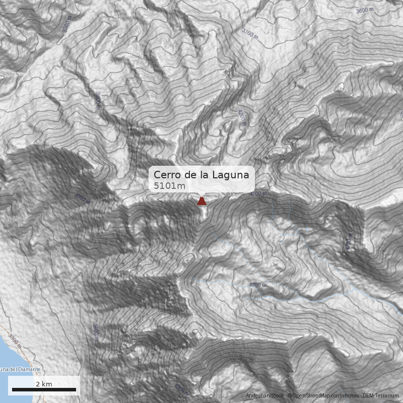 Mapa Cerro de la Laguna