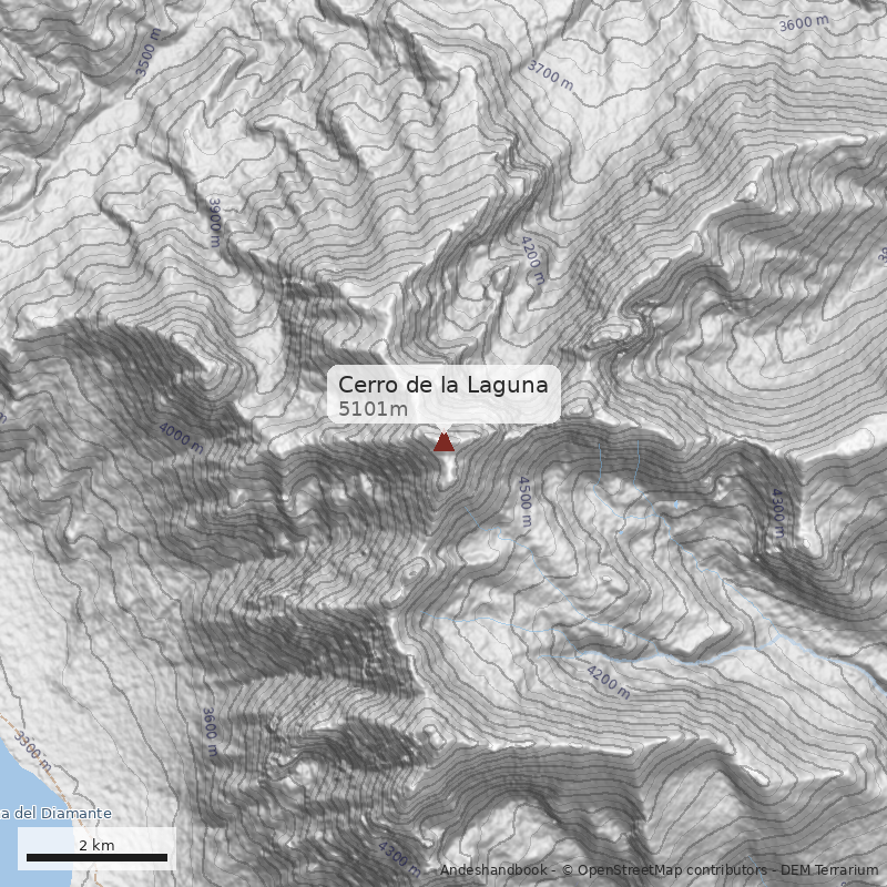 Mapa Cerro de la Laguna