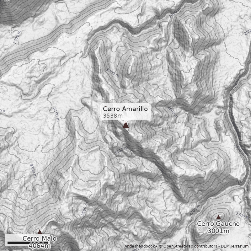 Mapa Cerro Amarillo