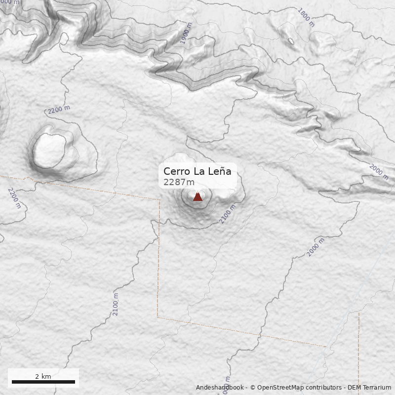 Mapa Cerro La Leña