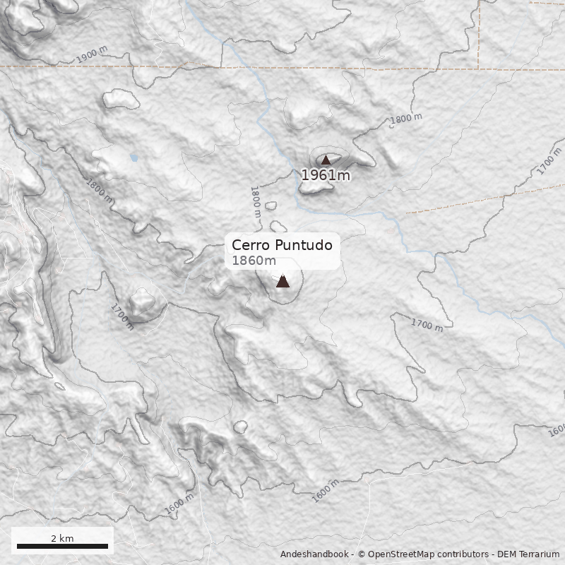 Mapa Cerro Puntudo