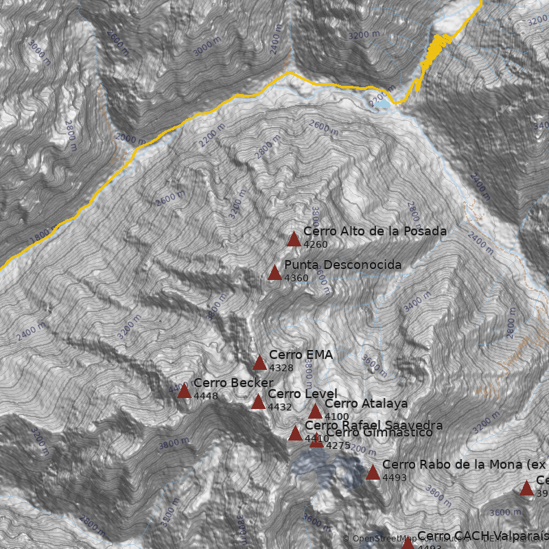 Mapa Punta Desconocida