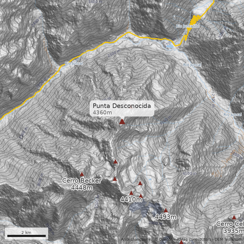 Mapa Punta Desconocida