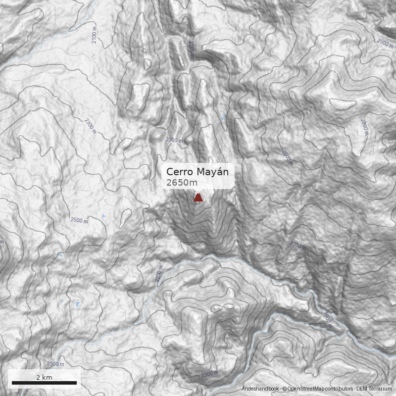 Mapa Cerro Mayán