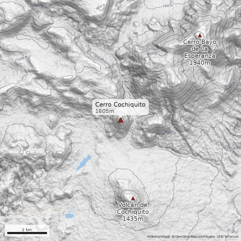 Mapa Cerro Cochiquito