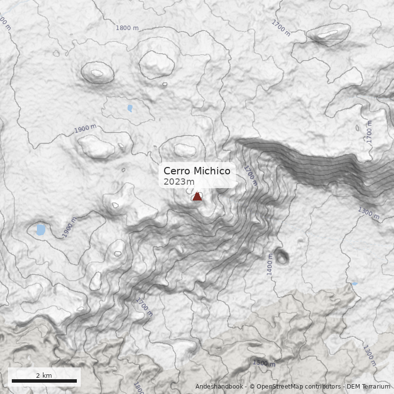 Mapa Cerro Michico