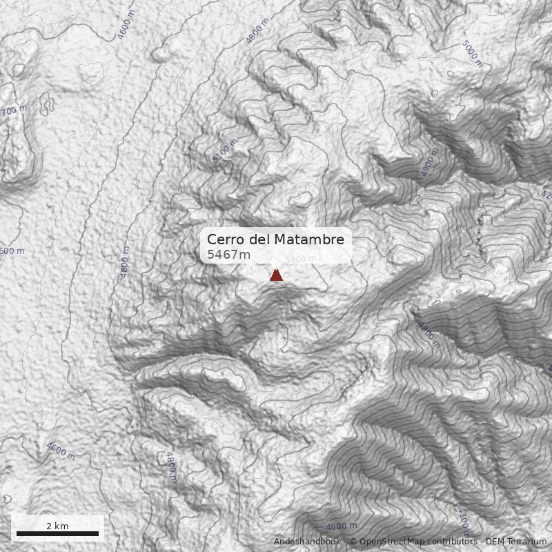 Mapa Cerro del Matambre
