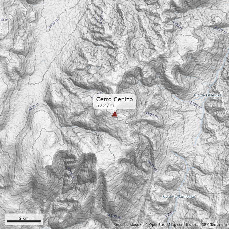 Mapa Cerro Cenizo