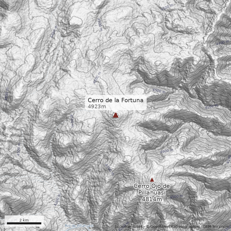 Mapa Cerro de la Fortuna
