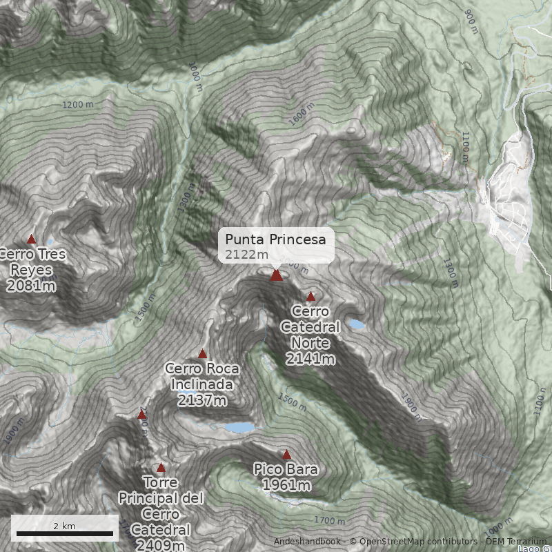 Mapa Punta Princesa