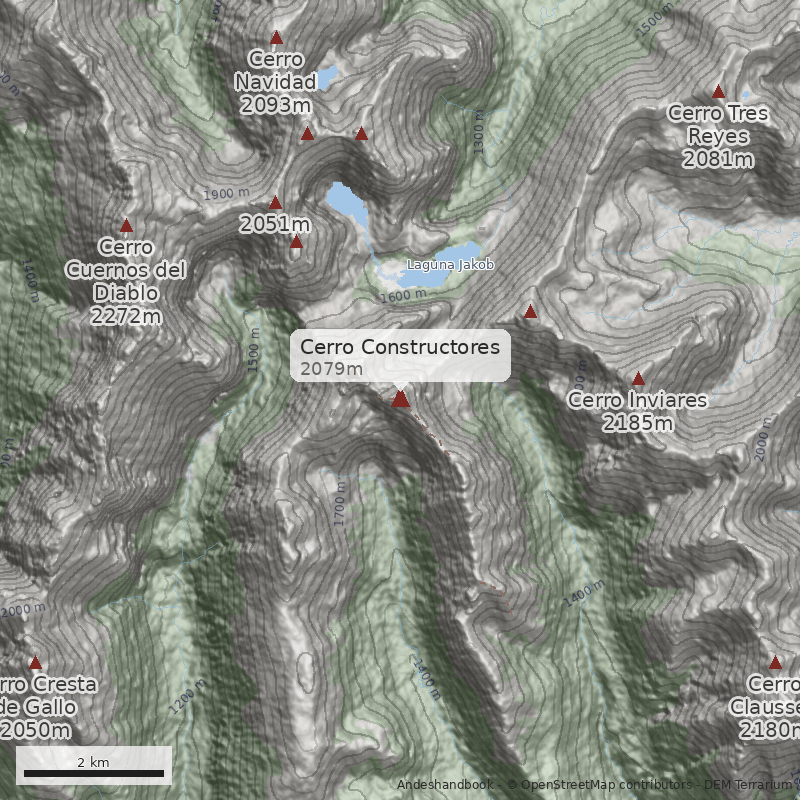 Mapa Cerro Constructores