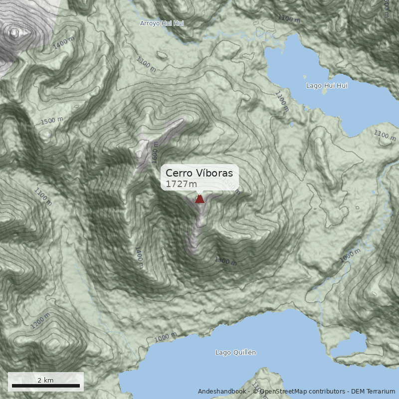 Mapa Cerro Víboras