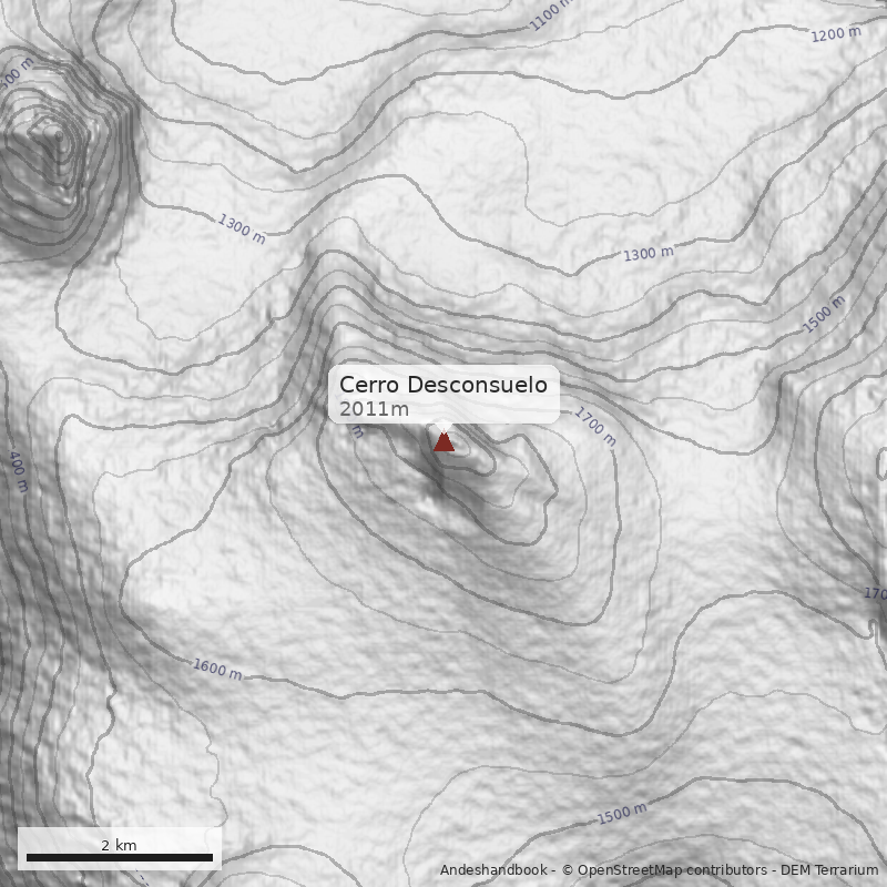 Mapa Cerro Desconsuelo
