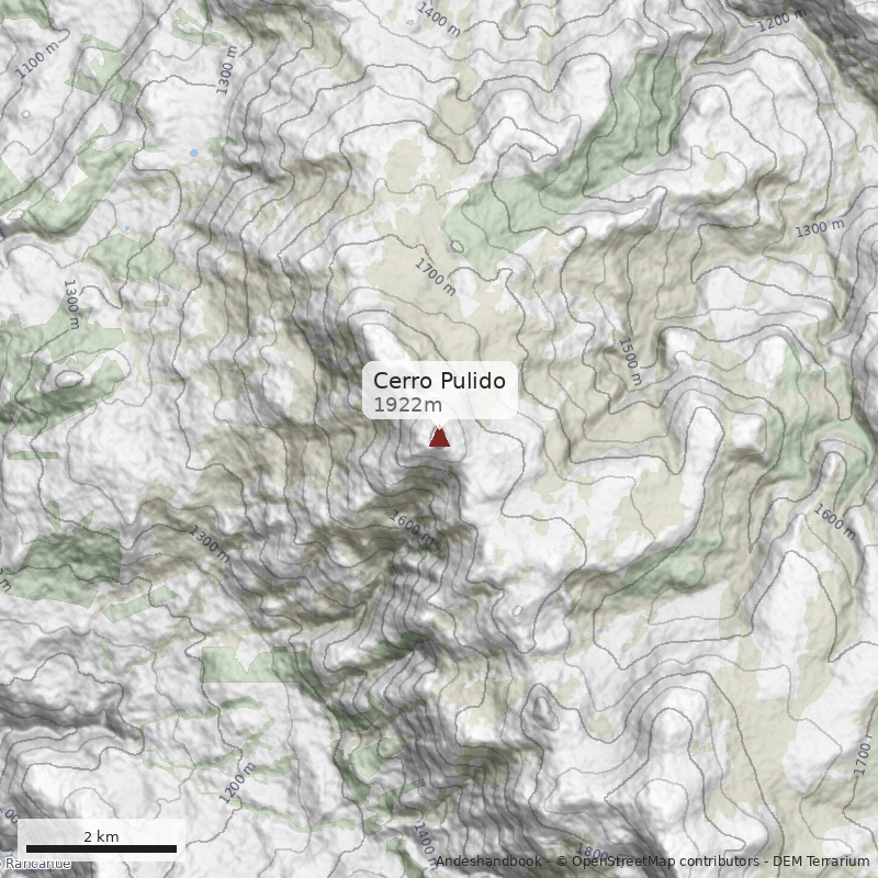 Mapa Cerro Pulido