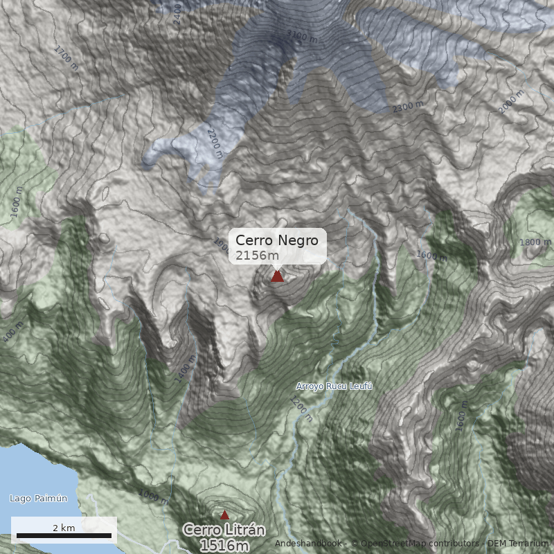 Mapa Cerro Negro