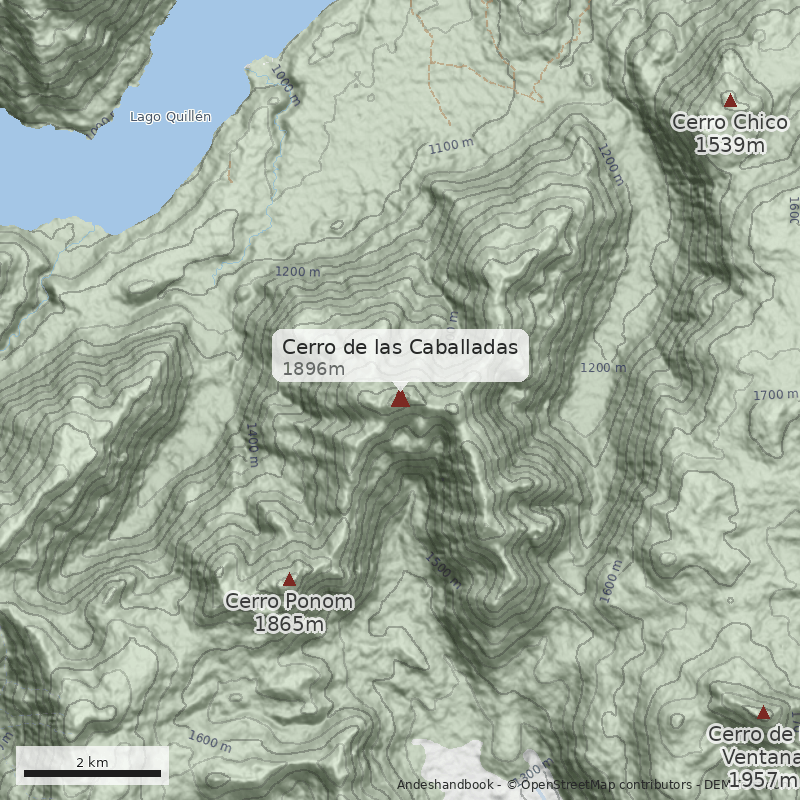 Mapa Cerro de las Caballadas