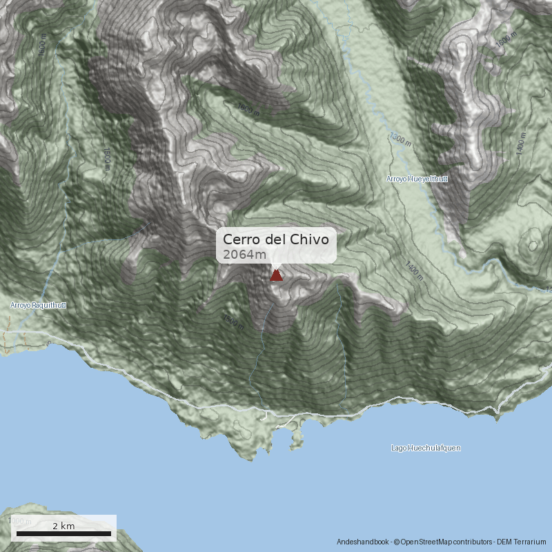 Mapa Cerro del Chivo