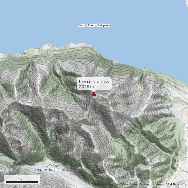 Mapa Cerro Contra