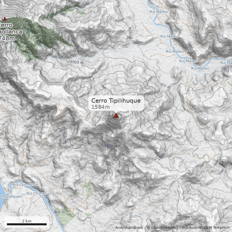 Mapa Cerro Tipilihuque